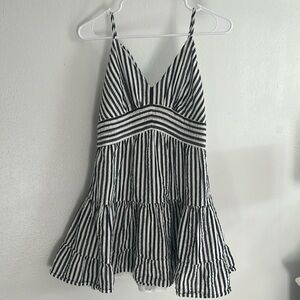 Size small, black and white American eagle sundress